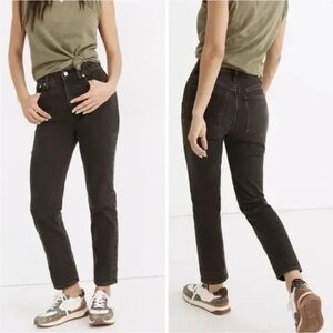 Madewell Perfect Vintage Jeans - Lunar Wash (black) - Size 27